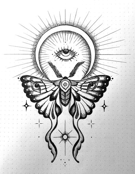 #TattooSketch #Sun #Moon #Stars #Butterfly Cosmic Butterfly Tattoo, Butterfly Sun Tattoo, Sun Butterfly Tattoo, Butterfly Moon Tattoo, Tattoos Family, Butterfly Tattoo On Shoulder, Wrist Tattoo Ideas, Wrist Tattoo Designs, Mystical Tattoos