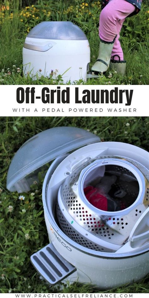 Off Grid Laundry, Power Wash Machine, Washing Clothes By Hand, Modern Washing Machines, Off Grid Homestead, Kombi Home, Laundry Solutions, Laundry Washing Machine, Emergency Preparation