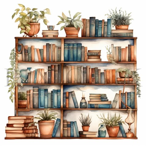 Watercolor Bookshelf Clipart - 10 High Quality JPGs | Instant Digital download | Bookcase Clipart | Library Books Clipart | Library clipart 📚 Watercolor Bookshelf Clipart Collection: 🎨 Format: Immerse yourself in the whimsical charm of literature with our Watercolor Bookshelf Clipart set. This collection presents ten delightful high-quality JPG images, each featuring a dreamy watercolor backdrop and a white border for easy integration. 📏 Resolution: Revel in the intricate details as each illustration is crafted at a generous 5000x5000 pixels, bringing the enchanting world of bookshelves to life. 📚 Theme: Capture the essence of cozy reading nooks with various bookshelf scenes. From stacked tomes to colorful spines, these watercolor illustrations evoke the warmth of a well-loved library. Bookcase Illustration, Watercolor Bookshelf, Bookshelf Painting, Bookshelf Illustration, Bookshelf Clipart, Library Clipart, Library Drawing, Watercolor Backdrop, Books Clipart