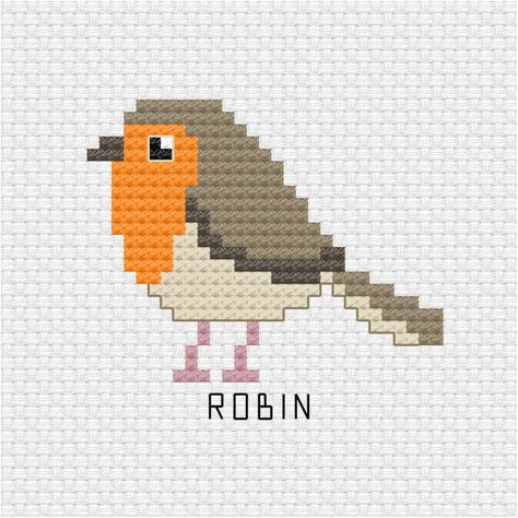 This cute little robin it the latest addition to the bird cross stitch pdf patterns series I am building up for my patrons. Robin cross stitch pdf pattern - Ringcat Small Bird Cross Stitch Pattern, Cross Stitch Robin, Robin Cross Stitch Pattern Free, Cross Stitch Birds Small Patterns, Robin Cross Stitch, Cute Small Cross Stitch, Cross Stitch Birds, Cross Stitch Small Pattern, Embroidery Birds Simple