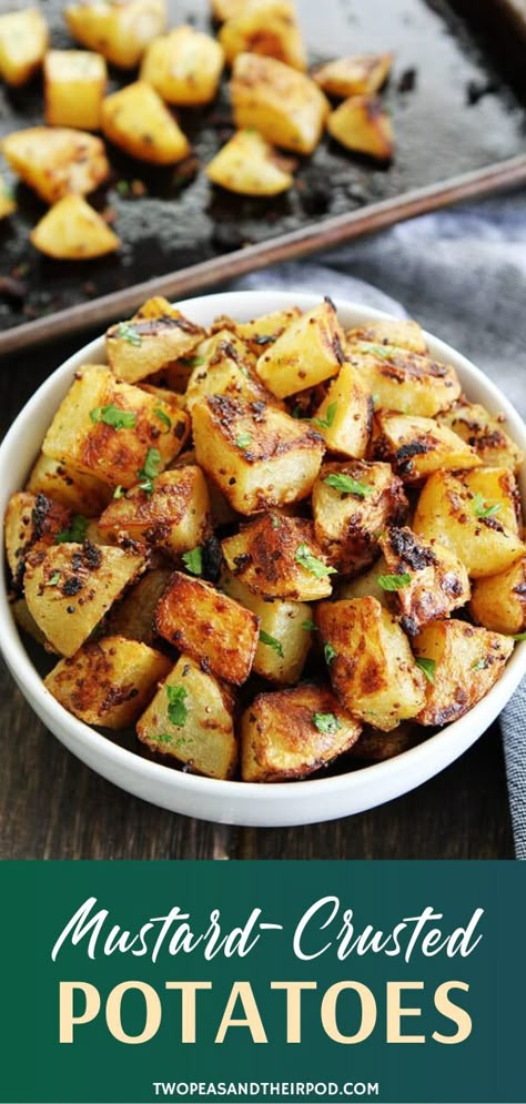 Mustard Roasted Potatoes, Crusted Potatoes, Cooked Potatoes, World Video, Healthy Potatoes, Potatoes Recipes, Kizomba Dance, Easy Potato Recipes, Side Dish Recipes Easy