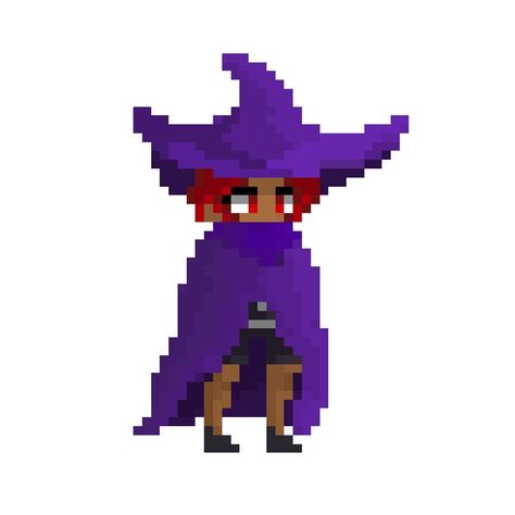 witch pixel art idle Witch Pixel Art, Pixel Witch, Pixel Character, Pixel Characters, Cool Pixel Art, Pixel Art Characters, Body Anatomy, Character Inspo, Art References