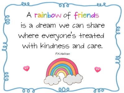 Respect Week: A Rainbow of Friends Friendship Quotes For Kids, Friendship Activities Preschool, Rainbow Poem, Mlk Crafts, Preschool Friendship, Preschool Poems, Friendship Crafts, Friendship Theme, Friendship Activities