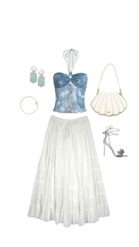 Greek Beach Outfits, Mama Mia Fashion, Family Reunion Outfit Ideas, Sophie Mamma Mia Outfits, Mama Mia Inspired Outfits, Greece Aesthetics Outfit, Mamma Mia Fashion, Mama Mia Aesthetic Outfits, Mamamia Outfits