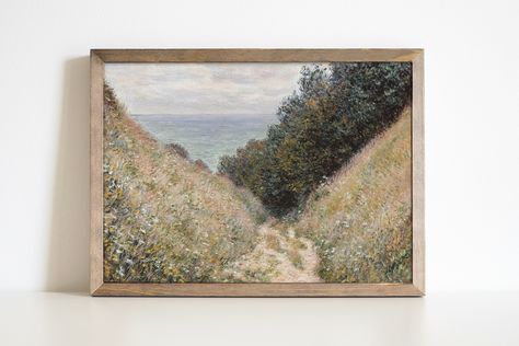 Waterloo Bridge, Night Clouds, Minimalist Landscape, Frame Canvas, Vintage Monet, Vintage Landscape, Vintage Oil Painting, Floater Frame, Landscape Walls