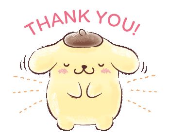 Thank You Sanrio Gif, Cottage Drawings, Penguin Gif, Sanrio Gif, Thanks Gif, Soft Watercolor, Happy Stickers, Amazing Gifs, Music Stickers