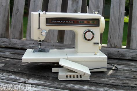 Why I ditched my vintage sewing machine for a new one - Swoodson Says Modern Sewing Machines, Brother Sewing Machine Models, Sewing Project Ideas, Sewing Machines Best, Janome Sewing Machine, Sewing Machine Repair, Bernina Sewing Machine, Bernina Sewing, Brother Sewing Machines