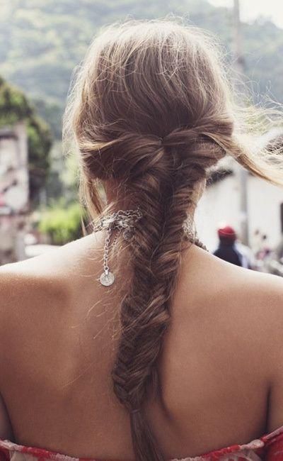 braid Everyday Braids, Messy Fishtail Braids, Messy Fishtail, Girls Short Haircuts, Fishtail Braid, Fish Tail, Girl Haircuts, Braided Hair, Fish Tail Braid