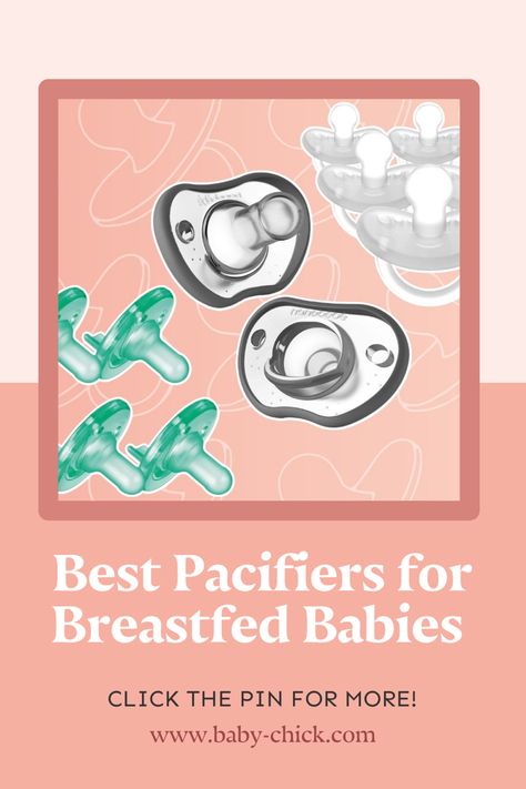 Here are some guidelines to make sure you and your baby use a pacifier appropriately to not interfere with breastfeeding. Ultimately, the decision is up to you, the parent — pacifier or no pacifier. Let’s dive into the benefits, risks, and guidance for how to pick the best pacifier for breastfed babies. Click the pin for more! 🙌💖 Best Pacifiers For Newborns, Pacifier Design, Best Pacifiers, Human Milk, Soothing Baby, Breastfed Baby, Controversial Topics, Baby Chick, Pediatric Dentistry