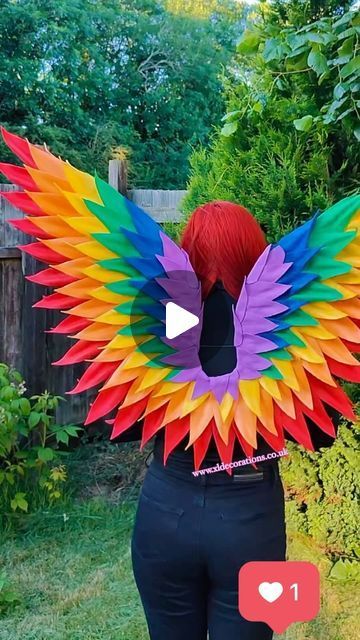 Diy Bird Costume Women, Parrot Costume Diy Women, Diy Wings Costume, How To Make Angel Wings, Bird Costume Diy, Diy Bird Costume, Hummingbird Costume, Bird Costume Kids, Wings Costume Diy