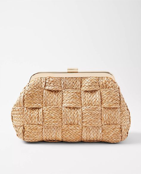 Woven Clutch Woven Clutch Bag, Wedding Guest Clutch, Obx Wedding, Raffia Clutch, Woven Clutch, Woven Purse, Brown Accessories, Zhuhai, Wedding Week