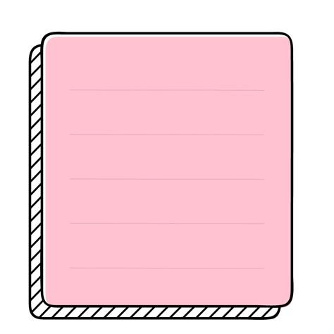 Tab Notes Aesthetic, Pink Notes Icon, Goodnotes Aesthetic, Template Notes, Iphone Stickers, Paper Box Template, Note Writing Paper, Page Borders Design, Aesthetic Template