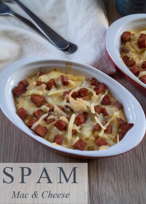 Mac And Cheese Sauce, Spam Recipes, Easy Mac And Cheese, Mac Cheese Recipes, Creamy Mac And Cheese, Pub Food, Cheesy Recipes, Hawaiian Food, Cooking For Two