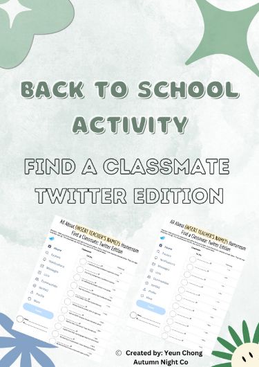 A fun twist on the classic back to school/ first week ice breaker activity- "Find Your Classmate." In this version, I was able to create a version that mirrors Twitter & tweets. Students are able to learn more about their classmates by finding peers who match the tweets. You are able to watch the students get to know more about one another. Blank & editable copies for you to modify. Student Counseling Tools, Back To School Activity, Icebreaker Activities, Twitter Tweets, School Activity, Ice Breaker, Teacher Name, Ice Breakers, Back To School Activities