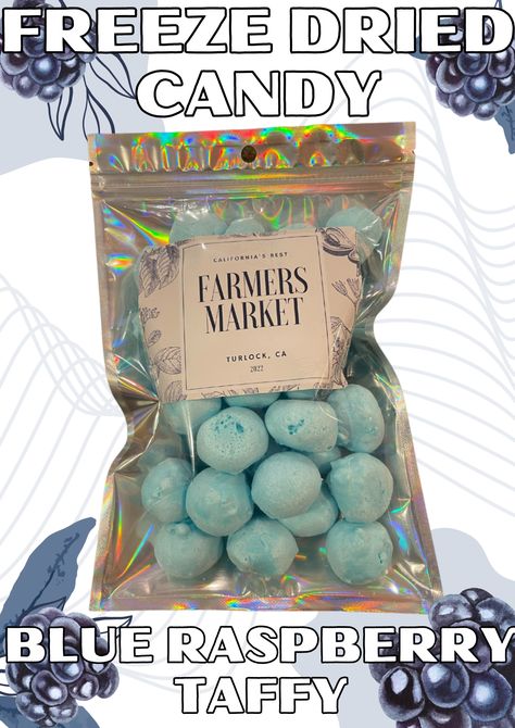 Experience a burst of flavor with our Freeze-Dried Candy Blue Raspberry Taffy! With its crispy texture and delicious raspberry taste, this snack is sure to tantalize your taste buds and leave you wanting more #FreezeDriedCandy #FreezeDriedDelights 🌬️ #CrispyCravings 🍬 #Cravings! #Candy Freeze Dried Candy, Dried Candy, Taffy Candy, Barbie Bridal, Candy Games, Freeze Dried Raspberries, Dried Raspberries, Dried Lemon, Crunchy Snack