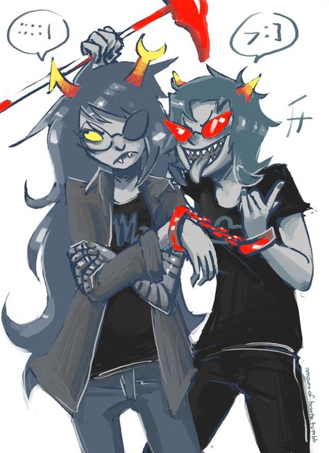 Terezi Pyrope, Vriska Serket, Balloon Words, Me And Bae, Homestuck, Original Image, Movies Showing, Division, Favorite Character