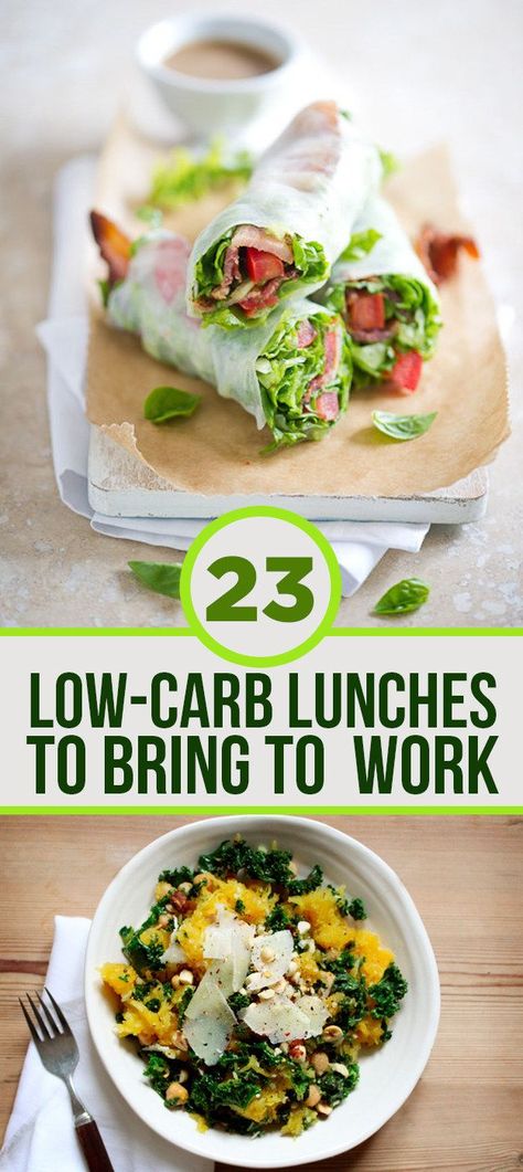 23 Low-Carb Lunches That Will Actually Fill You Up from BuzzFeed (Thanks for featuring two of my recipes!) Low Carb Lunches, Carb Free, Low Carb Lunch, God Mat, Diet Vegetarian, No Carb Diets, Low Carb Diet, Healthy Lunch, Healthy Cooking