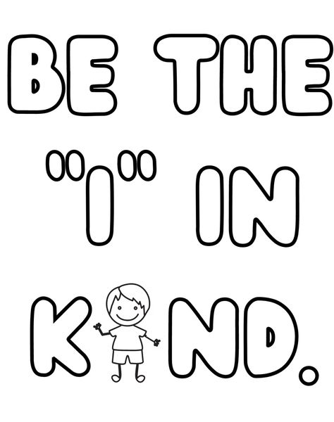 Printable Coloring Pages PDF For Kids - Coloringfolder.com Kindness Coloring Pages, Kindness For Kids, Crayola Coloring Pages, Preschool Coloring Pages, Rainbow Canvas, Spring Coloring Pages, Coloring Page Ideas, Kids Classroom, Kindness Quotes