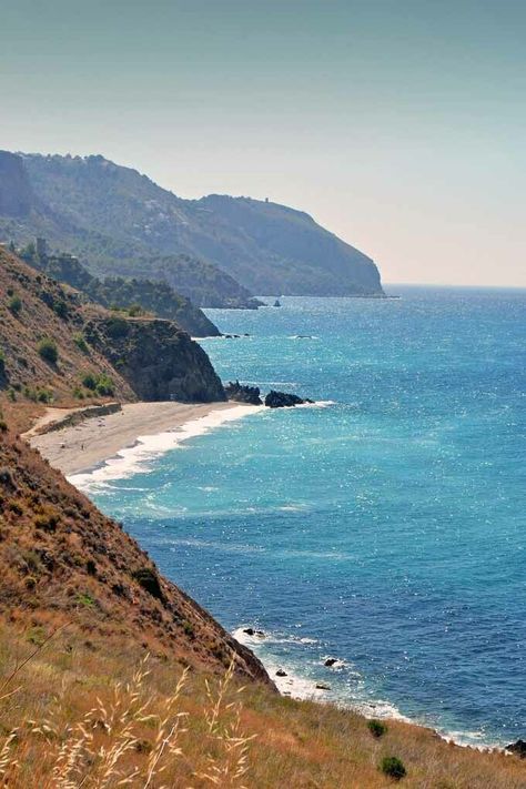 Spanish Coast, Costa Del Sol Spain, Seascape Photography, Modern Photographers, Mediterranean Coast, Mediterranean Sea, Andalusia, Photo Colour, Malaga