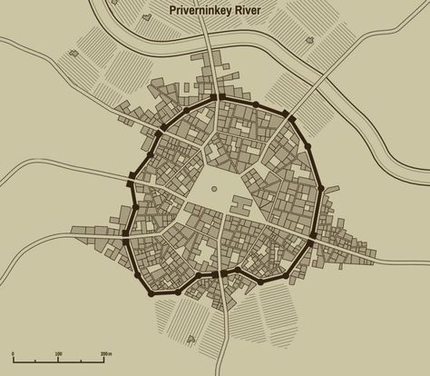 Try This Tool To Generate Medieval Cities For Fantasy Settings - Neatorama Medieval Town Layout, Town Layout, Building Styles, Medieval Cities, Creating A World, Map Generator, Fantasy Settings, City Layout, Medieval City