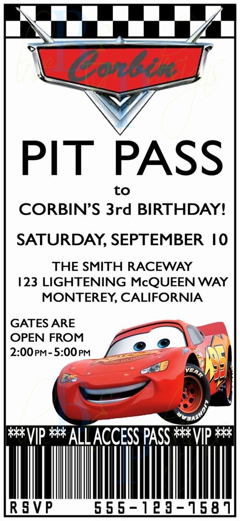 Mcqueen Party, Mcqueen Birthday, Disney Cars Party, Cars Birthday Invitations, Disney Cars Birthday, Cars Birthday Party Disney, Car Themed Parties, Car Birthday Theme, Race Car Birthday Party