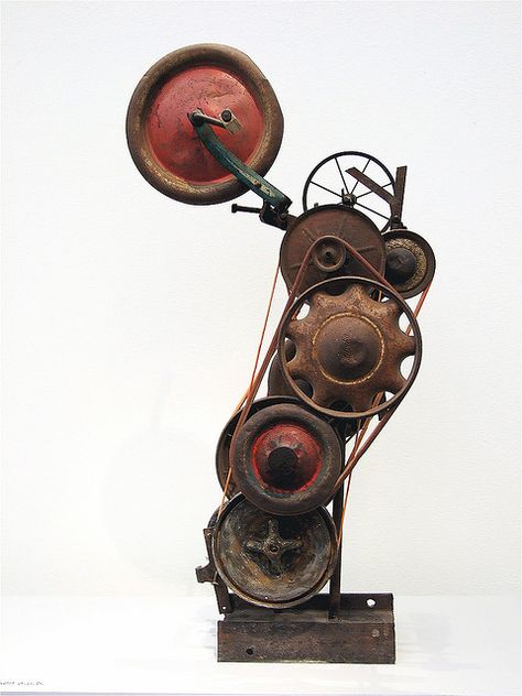 jean tinguely - all of my favourite artists are already dead... Jean Tinguely, Yves Klein, Mary Cassatt, Found Object Art, Kinetic Art, Kinetic Sculpture, Steel Sculpture, Art Brut, Recycled Art