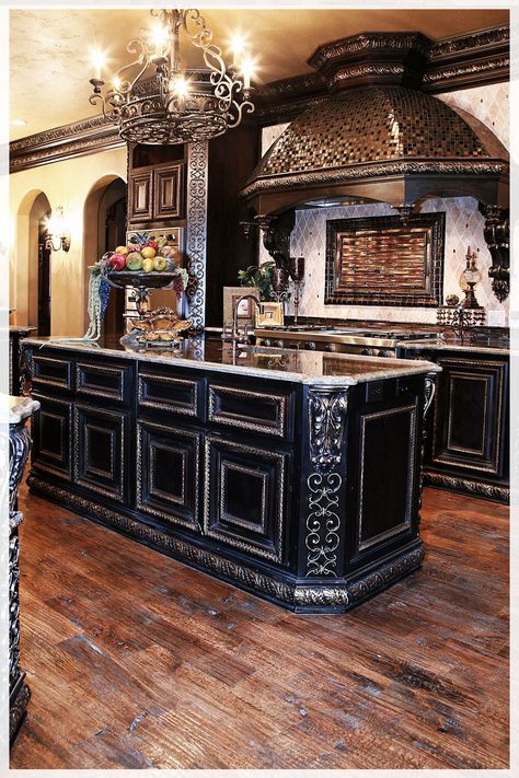 Industrial Style Kitchen - As one of the most crucial areas in a house, the kitchen always needs a lot of attention from the homeowner.     #kitchenremodel #ideas #remodel #farmhouse #beforeandafter  #design #kitchenideas  #modern  #industrialkitchen #industrial #kitchen #home #decor Gothic Kitchen Ideas, Modern Gothic Home Decor, Modern Gothic Home, Gothic Home Decor Ideas, Steampunk Kitchen, Modern Tuscan, Steampunk Home Decor, Gothic Kitchen, Steampunk House