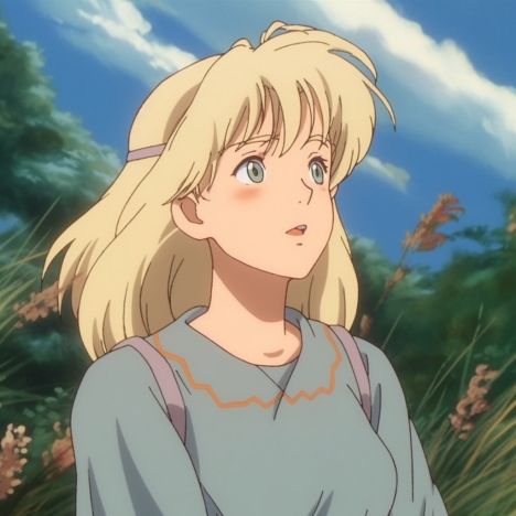 Teenage Profile Picture, Ghibli Girls Pfp, Ghibili Girls Icon, Ghibli Girl Icons, Ghibli Style Pfp, Ghibli Girls, Ghibli Girl, Blonde Hair Pfp, Blonde Anime Characters