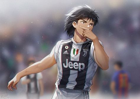 Kojiro Hyuga, Kaptan Tsubasa, Cr7 Vs Messi, Manchester City Wallpaper, Football Artwork, Soccer Art, Marvel Superhero Posters, Captain Tsubasa, Soccer Player