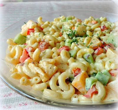 Curried Macaroni Salad | The English Kitchen | Bloglovin’ Curry Macaroni Salad, Curry Pasta Salad, Tuna Macaroni Salad, Curry Pasta, Easy Macaroni Salad, Easy Macaroni, Macaroni Salad Recipe, Hot Spicy, English Kitchens