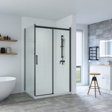 Bathroom Sliding Door Shower Screens Online | Melbourne Bathroom Bathroom Sliding Door, Sliding Door Shower, Sliding Shower Doors, Sliding Shower Screens, Frameless Sliding Doors, Small Shower, Shower Screens, Narrow Bathroom, Floor Safe