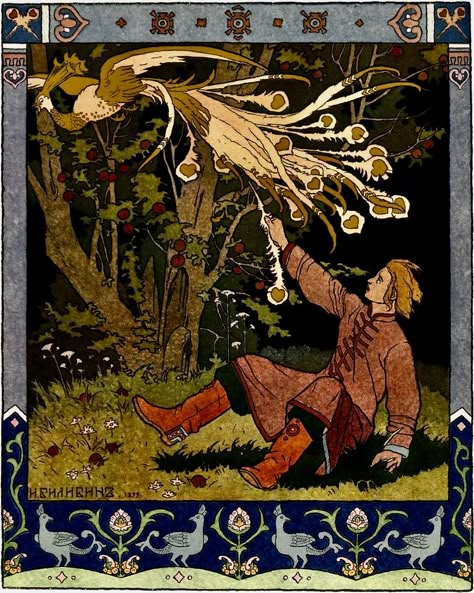 #ivanbilibin #russian #illustrator #painting #folklore #artnouveau #fairytale #artist Ivan Bilibin, Folklore Art, Slavic Folklore, Russian Folk Art, Fire Bird, Fairytale Illustration, Russian Folk, Fairytale Art, Russian Art