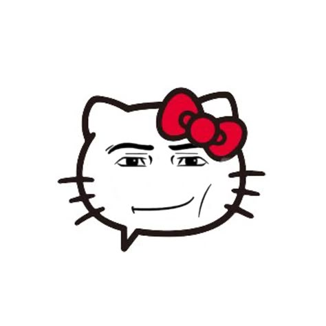 Male Hello Kitty Pfp, Hello Kitty Thumbs Up, Hello Kitty Epic Face Pfp, Hello Kitty The Rock Face, Sanrio Epic Face, Hello Kitty With Grills, Kitty Face Drawing, Hello Kitty Face Wallpaper, Crying Hello Kitty Icon