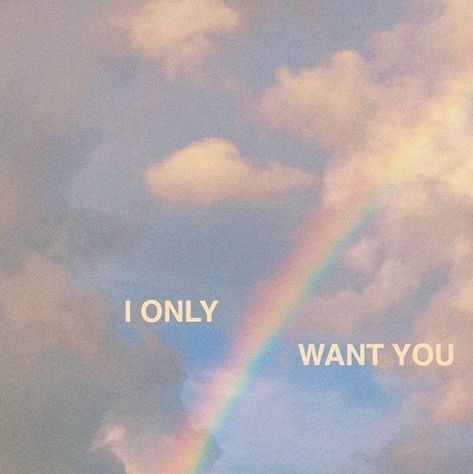 day 3: so. i want a future with you. i want to move out of this place and take you with me when you can go. i want to live with you so i can fall asleep with you at night and then wake up in the morning and make you breakfast. i wanna do soft normal shit with you, like laundry and cleaning our apartment bc even the most mundane things would be enjoyable with you. i just wanna be two boys completely in love with each other. Aesthetic Feelings, Blake Steven, I Only Want You, Under Your Spell, Rainbow Aesthetic, Hopeless Romantic, Quote Aesthetic, A Rainbow, The Words