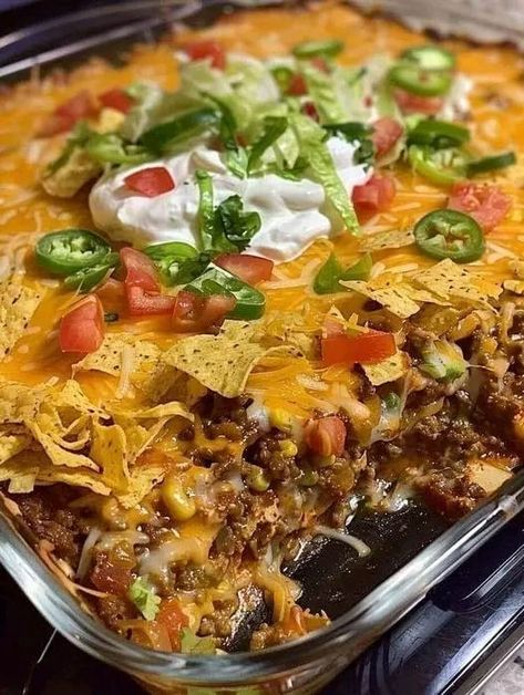 Chef Gordon Ramsay | Walking Taco Casserole 😋😋 | Facebook Walking Taco Salad, Side Dishes Party, Can Enchilada Sauce, Buckeye Cookies, Walking Taco Casserole, Mexican Casseroles, Nachos Supreme, Easy Mexican Casserole, Walking Taco