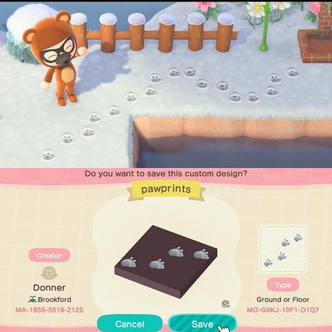 Snow Pattern Acnh, Acnh Winter Ground Codes, Winter Paths Animal Crossing, Snowy Brick Path Animal Crossing, Snowy Path Animal Crossing, Acnh Holiday Design, Christmas Animal Crossing Codes, Animal Crossing Winter Codes, Winter Acnh Codes