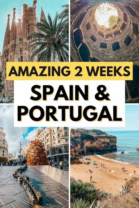 Spain and Portugal Itinerary: 14 Unforgettable Days 5 Day Portugal Itinerary, Spain Portugal Morocco Itinerary, Spain And Portugal Itinerary 10 Days, Spain Portugal Itinerary, Portugal Itinerary, Morocco Itinerary, Beautiful Countries, Portugal Vacation, Spain Trip