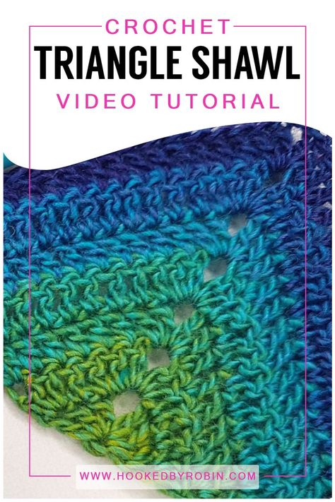 Crochet Solid Triangle Granny Shawl [Free Video Tutorial & Written Pattern!] Granny Square Triangle Shawl Pattern, Free Triangle Scarf Crochet Pattern, Easy Knit Triangle Shawl Free Pattern, Easy Triangle Shawl Crochet, Crochet Granny Square Shawl Pattern Free, One Skein Crochet Shawl Pattern Free, Triangle Crochet Shawl Pattern Free, Virus Meets Granny Shawl Pattern, Crochet Triangle Shawl Pattern Free Easy