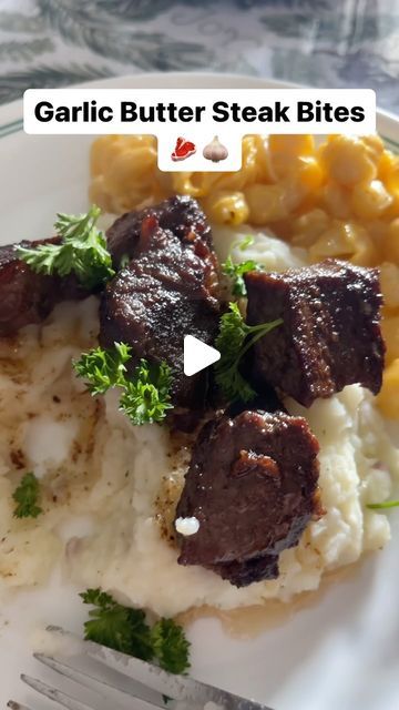 Cooking Spanglish on Instagram: "🚨Save this video for the best garlic Butter Steak Bites🔥

🚀Follow for more 
👉🏻Subscribe for full recipes (link in bio)

#garlicbutter #steak #steakdinner #steakbites #steakrecipes" Best Garlic Butter, Pressure Cooker Steak, Chuck Steak Recipes, Garlic Butter Steak Bites, Butter Steak Bites, Steak Bites Recipe, Chuck Steak, Butter Steak, Full Recipes