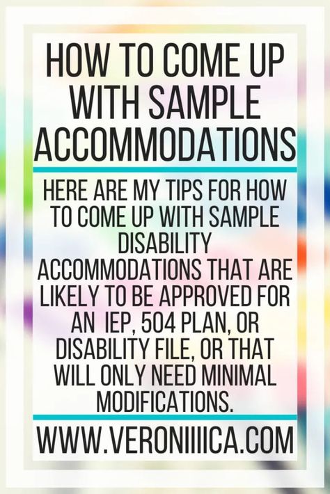 Iep Behavior Plan, 504 Vs Iep, 504 Plan Accommodations Middle School, 504 Plan Accommodations Elementary, Iep Accommodations For Middle School, 504 Plan Accommodations High School, 504 Accommodations Cheat Sheets, College Accommodations, Academic Counseling