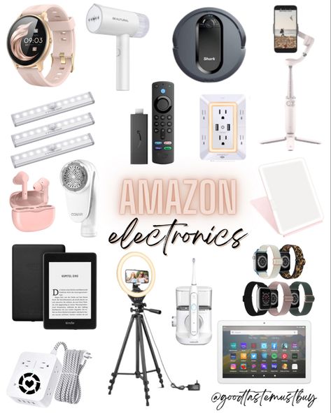 Electronic Must Haves, Easy Home Upgrades, Best Amazon Gifts, Amazon Account, Amazon Electronics, Free Itunes Gift Card, Amazon Prime Day Deals, Amazon Purchases, Electronic Gadgets