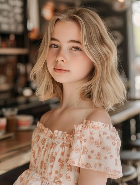 43 -Trendy Teen Summer Haircuts for Boys & Girls - Top Styles 2024 Teenage Haircuts, Girls Haircuts Medium, Lilly Grace, Teen Haircuts, Bob Haircut For Girls, Kids Style Hair, Facial Proportions