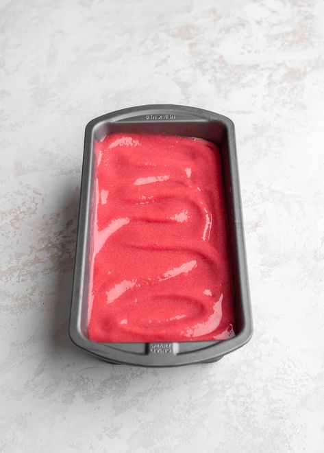 Raspberry Sorbet Recipe, Raspberry Ice Cream Recipe, Homemade Sorbet, Sorbet Is, Raspberry Ice Cream, Strawberry Sorbet, Fresh Recipes, Raspberry Sorbet, Ice Cream Machine