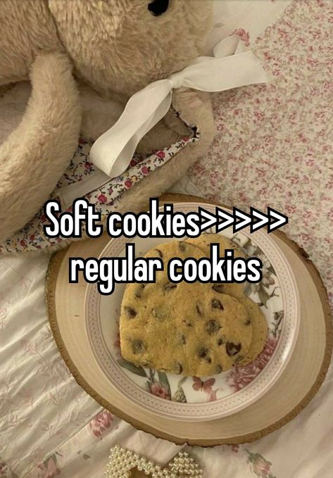 #whisper #girls #coquette #food #aesthetic #pretty #unpopularopinions #opinionwhispers #cookies #baking Coquette Food, Whisper Girls, Silly Whispers, Cookies Baking, Aesthetic Pretty, Soft Cookie, Dough, Sandwiches, Baking