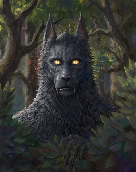 Black Werewolf Art, Vampire Werewolf Hybrid Art, Alpha Werewolf Fantasy Art, Real Werewolf, Werewolf Horror, Werewolf Vampire Hybrid Fantasy Art, Michigan Dogman, Giant Black Wolf Fantasy Art, Wolf Monster