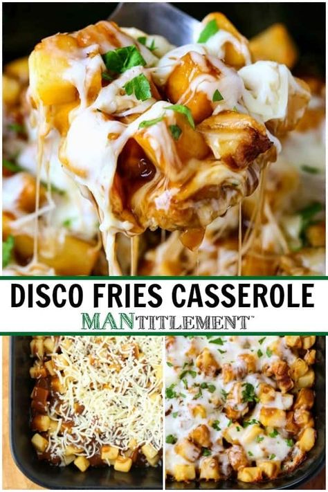 Diced Potato Casserole Recipes, Recipes With Diced Potatoes, Recipes With Frozen Potatoes, Frozen Cubed Potatoes Recipes, Frozen Diced Potatoes Recipes, Side Dishes Potato, Fries Casserole, Disco Fries, Homemade Brown Gravy