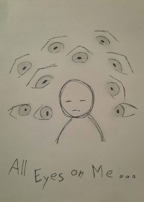 Eyes On Me, Meaningful Drawings, Easy Doodles Drawings, All Eyes On Me, Easy Drawings Sketches, Cute Doodles Drawings, Doodle Art Designs, Mini Drawings, Dessin Adorable