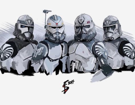 Comet, Sinker, Boost & Wolffe | Star Wars | #starwars #starwarsart #starwarsfanart #clonetroopers #clonewars 104th Battalion, Chewbacca Wallpaper, Commander Wolffe, Clone Wars Art, Star Wars Clones, Star Wars Quotes, Star Wars Trooper, Star Wars Jokes, Star Wars Drawings