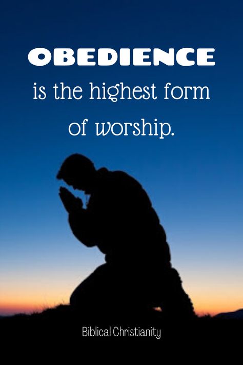 The single most important act of worship for the Christian is the unqualified presentation of himself to God as an obedient servant.   This dedication involves the body and the mind (Romans 12:1-2): the body because it contains the tools by which the will of God is carried out; the mind because it coordinates the actions to be executed by the body. Scripture About Worship, Scripture On Worship, Prayer For Obedience To God, Obedience To God Quotes, Worship Quotes Christian, Bible Lockscreen, Obedience Quotes, Scripture About Obedience, Scripture About Praise And Worship