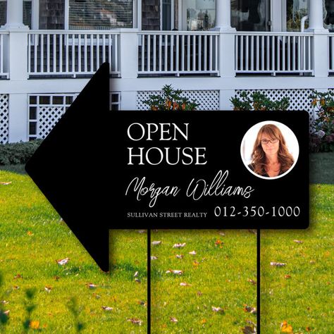 Open House Real Estate Marketing Sign - tap/click to personalize and buy #Sign #real #estate #yard #sign #design, Real Estate Gift Ideas, Open House Real Estate Marketing, Real Estate Yard Signs, House Real Estate, Open House Real Estate, Open House Signs, Real Estate Agent Marketing, Real Estate Signs, Real Estate Gifts